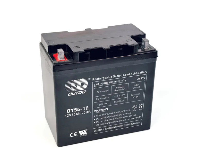 OT55-12 12V 55Ah sealed lead-acid battery