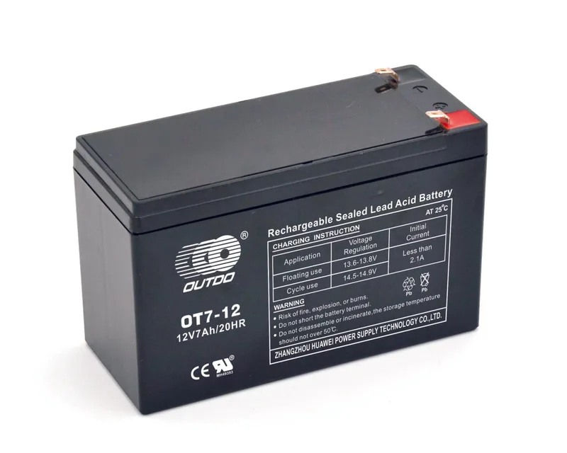 OT7-12 12V 7Ah sealed lead-acid battery