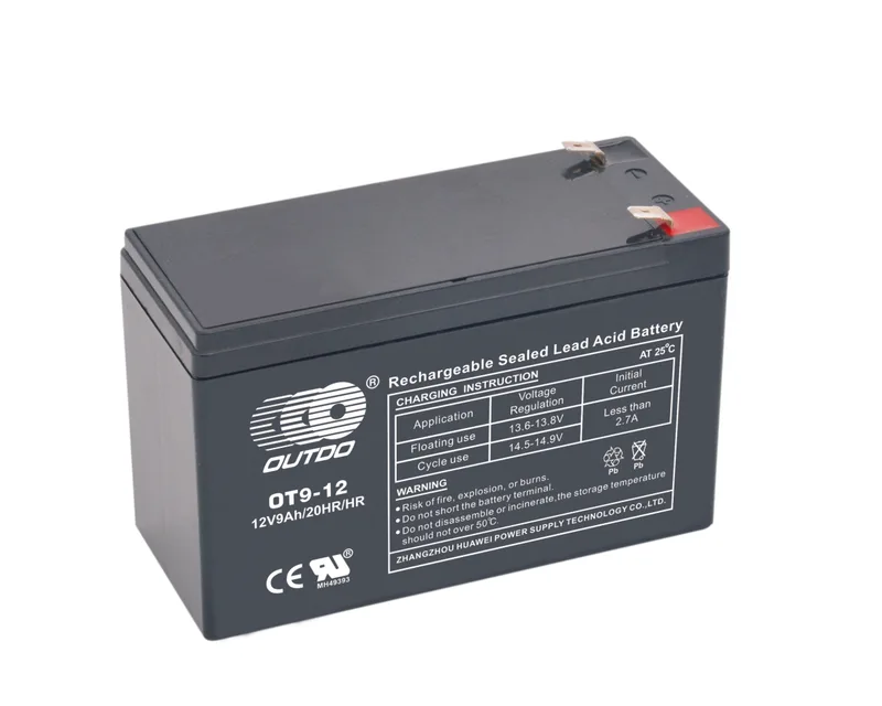 OT9-12/HR 12V 9Ah sealed lead-acid battery