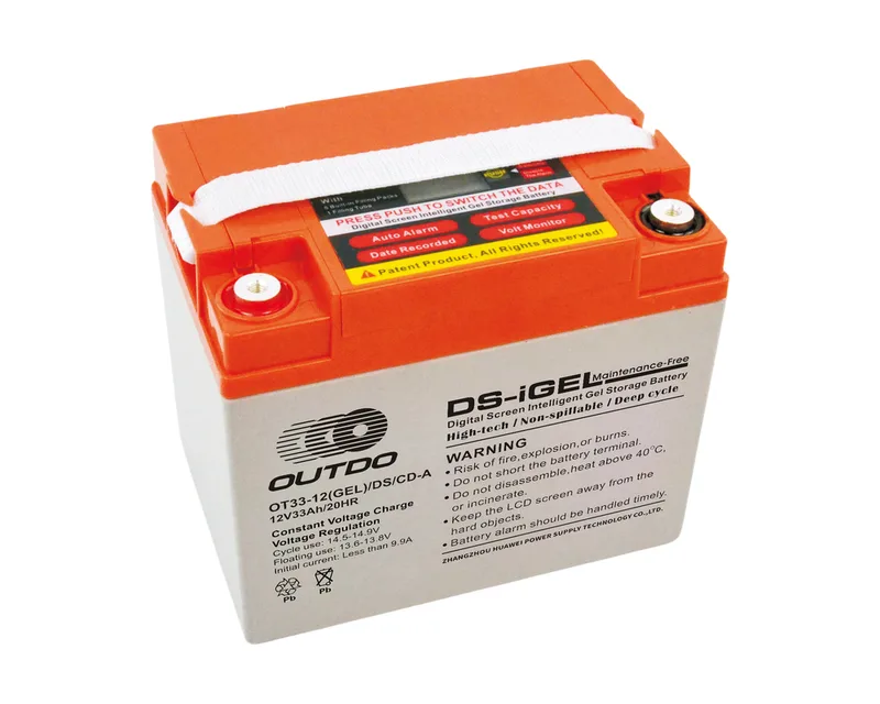 OT33-12(GEL)/DS/CD-A 12V 33Ah DS-iGEL intelligent gel storage battery