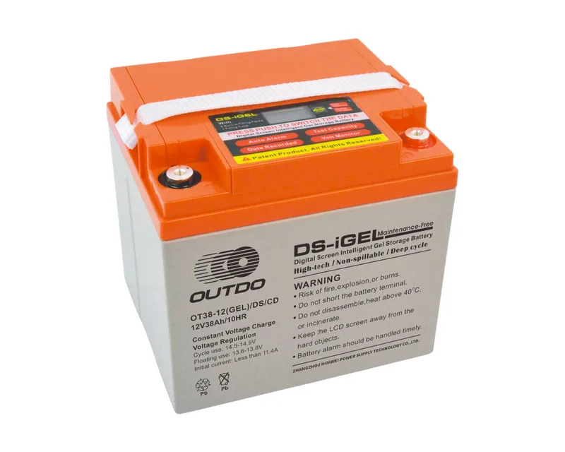 OT38-12(GEL)/DS/CD 12V 38Ah DS-iGEL intelligent gel storage battery