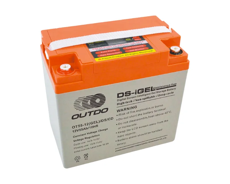 OT55-12(GEL)/DS/CD 12V 55Ah DS-iGEL intelligent gel storage battery