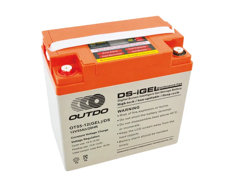 OT55-12(GEL)/DS 12V 55Ah DS-iGEL intelligent gel storage battery