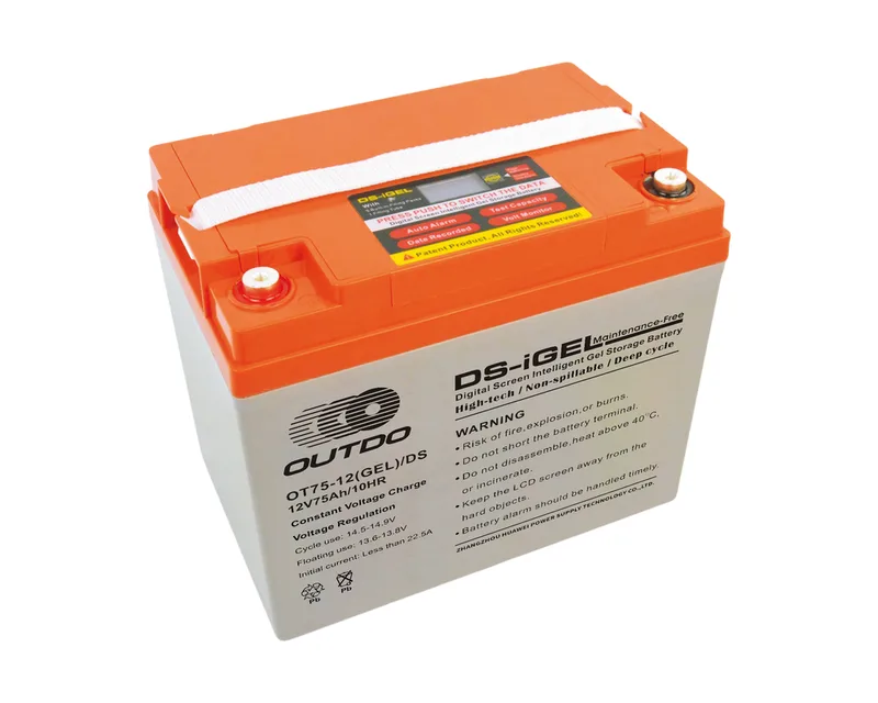 OT75-12(GEL)/DS 12V 75Ah DS-iGEL intelligent gel storage battery