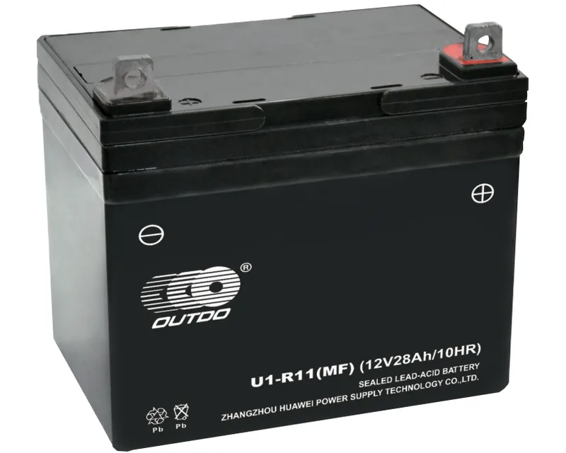 U1-R11(MF) 12V 28Ah maintenance-free lawn mower battery
