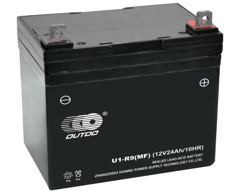 U1-R9(MF) 12V 24Ah maintenance-free lawn mower battery