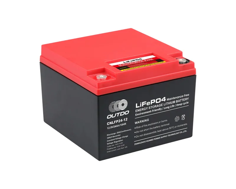 CNLFP24-12 12.8V 24Ah LiFePO4 lithium battery