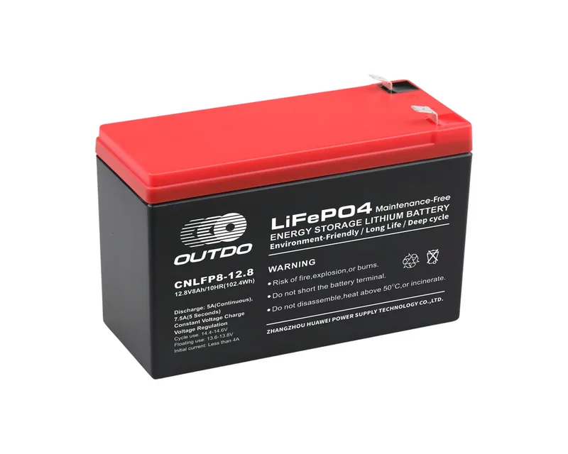 CNLFP8-12 12.8V 8Ah LiFePO4 lithium battery