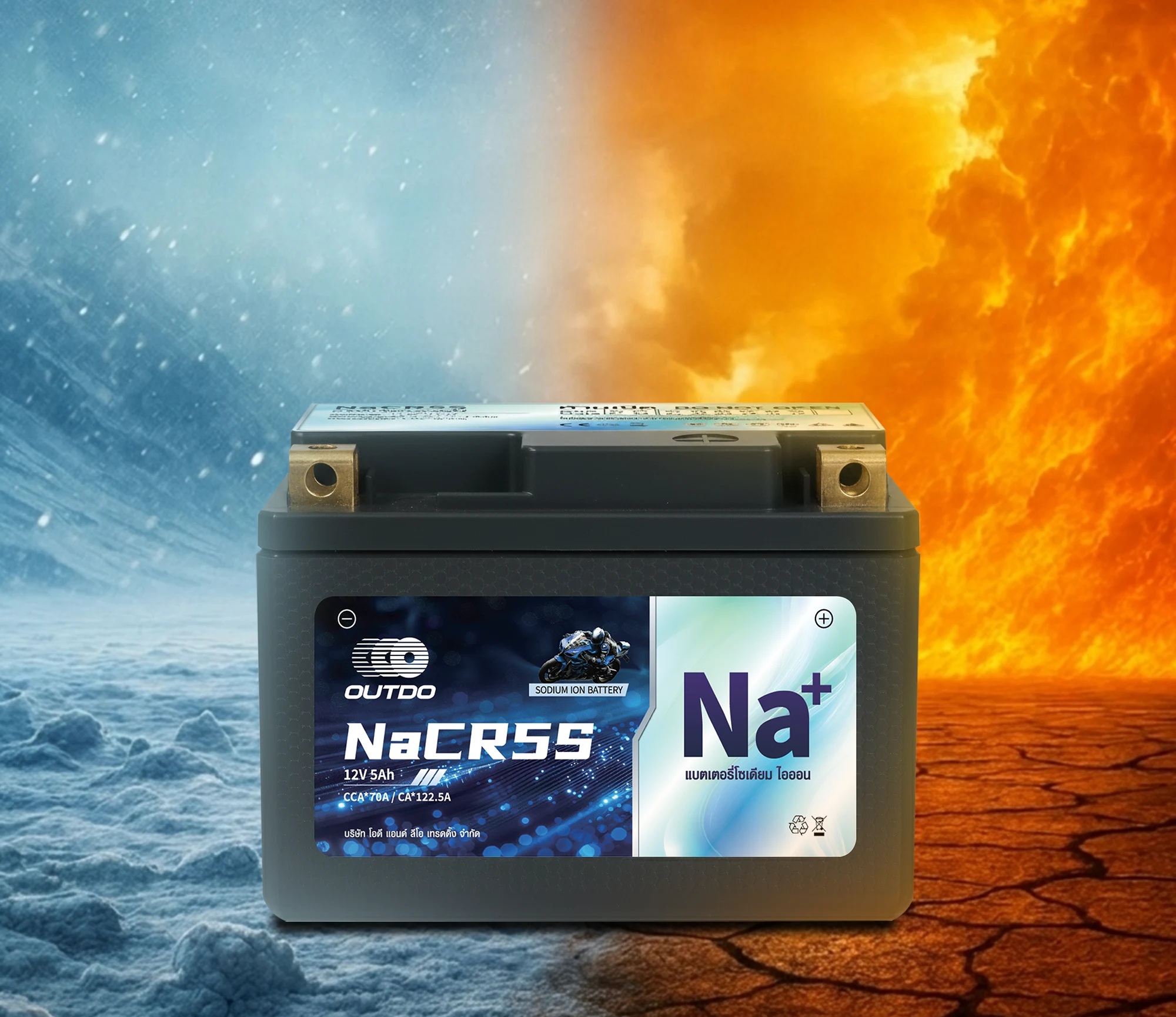 Outdo sodium-ion battery in extreme cold and hot temperature