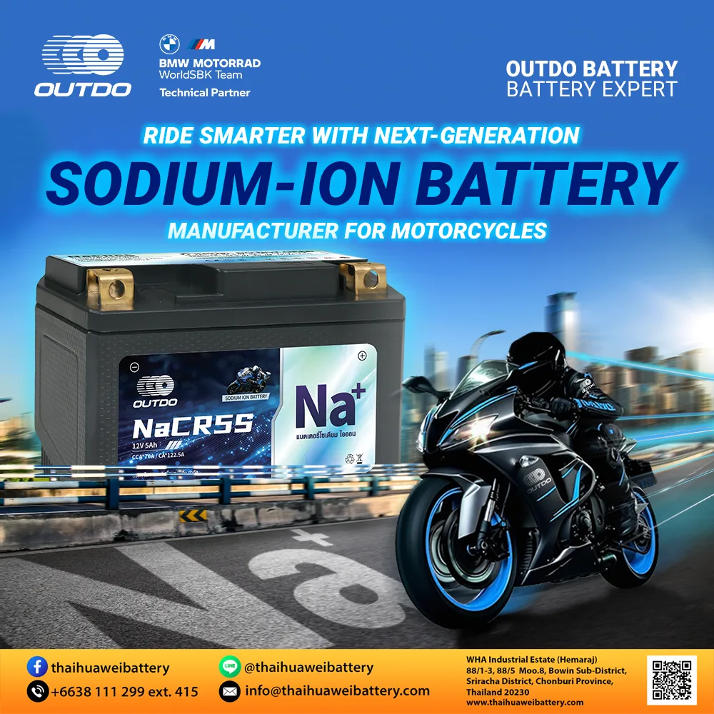 Ride Smarter with Sodium-Ion Battery Manufacturer for Motorcycle