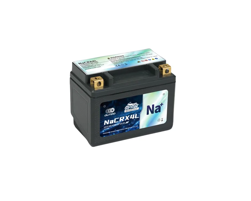 NaCRX4L 12V sodium-ion motorcycle battery