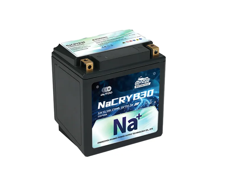 NaCRYB30 12V sodium-ion motorcycle battery
