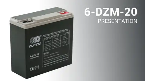 6-DZM-20 Battery Presentation