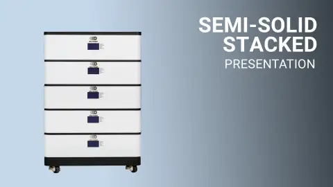 Semi-solid Stackable Storage Presentation