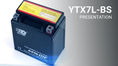 YTX7L-BS (MF) Battery Presentation
